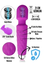 Titreşimli Dildo Vajinal Ve Anal Vibratör Masaj Aleti